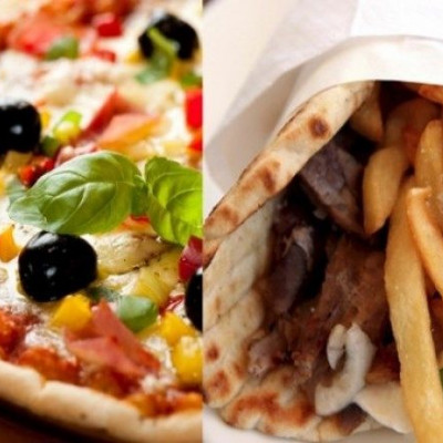 Πίτσα VS Σουβλάκι: Ποιο έχει περισσότερες θερμίδες;