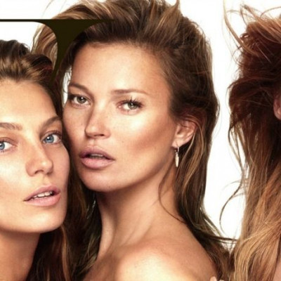 Η Kate Moss ποζάρει με Έλληνα μοντέλο στο εξώφυλλο του περιοδικού W