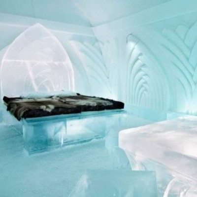 Το πιο ξεχωριστό ξενοδοχείο του κόσμου χτίζεται το χειμώνα και κάθε άνοιξη λιώνει