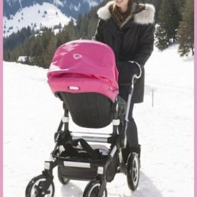 Δεν έχει το Θεό της! Πήγε με το καρότσι σε χιονοδρομικό κέντρο στο Γκσάαντ (εικόνες)