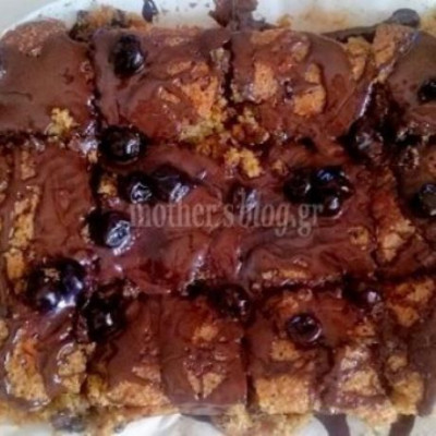 Συνταγή Mothersblog για νηστίσιμο κέικ με δαμάσκηνα και μαύρη σοκολάτα! (εικόνες)