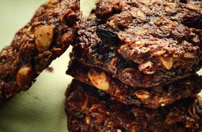 Cookies με βρώμη, μέλι και ταχίνι