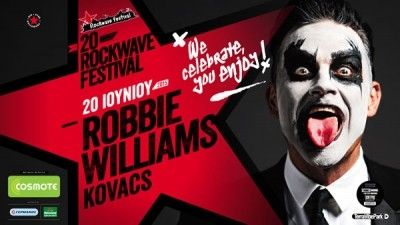 Με Robbie Williams και Kovacs η συνέχεια του Rockwave Festival 2015