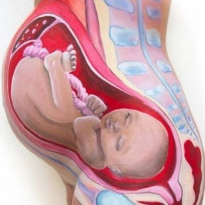 Ζωγραφική σε κοιλίτσα εγκύου: Όσες είστε έγκυες σίγουρα θα ζηλέψετε! (εικόνες)