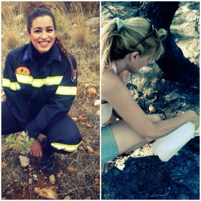 Εθελόντριες της φωτιάς: Ραντεβού στα καμένα με μια πυροσβέστη και μια διασώστρια ζώων