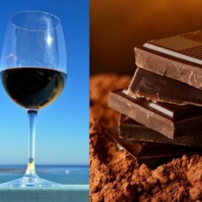 Κόκκινο κρασί vs. μαύρη σοκολάτα: Τι είναι πιο υγιεινό; (γράφημα)