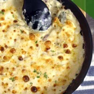 Πατάτες ντοφινουάζ στο τηγάνι