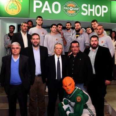 «Πράσινη» λάμψη στα εγκαίνια του PAO Shop (photos + video)