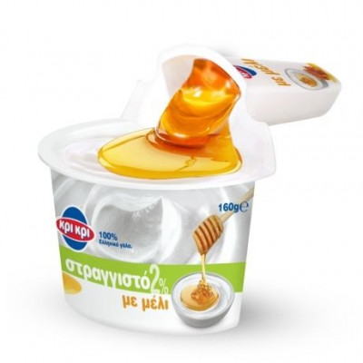 Νέο απολαυστικό στραγγιστό γιαούρτι Κρι Κρι 2% με μέλι!