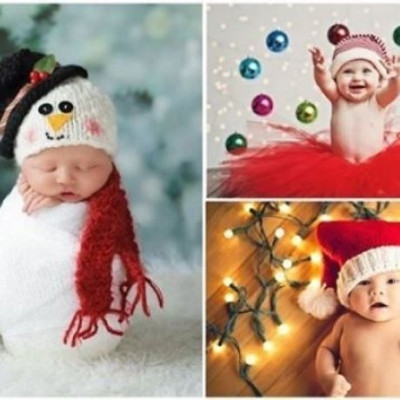 17 μοναδικές φωτογραφίες με μωράκια που ποζάρουν για πρώτη φορά ενόψει Χριστουγέννων!