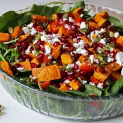 Χριστουγεννιάτικη σαλάτα για το γιορτινό τραπέζι!