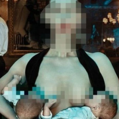 Διάσημη κληρονόμος, θηλάζει μωρά που δεν είναι δικά της σε διαφημιστική καμπάνια!(εικόνες)