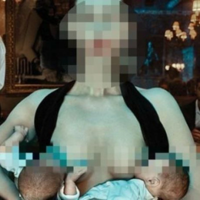 Διάσημη κληρονόμος, θηλάζει μωρά που δεν είναι δικά της σε διαφημιστική καμπάνια!(εικόνες)