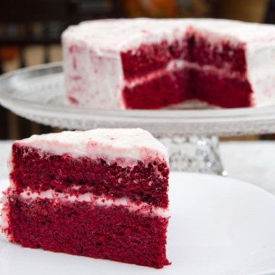Τούρτα με Red Velvet Cake