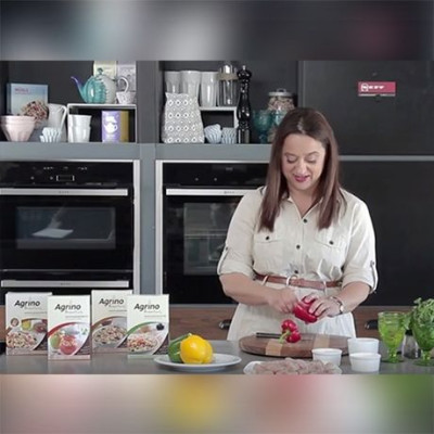 Εξωτικό και αρωματικό Basmati με καστανό ρύζι και κοτόπουλο