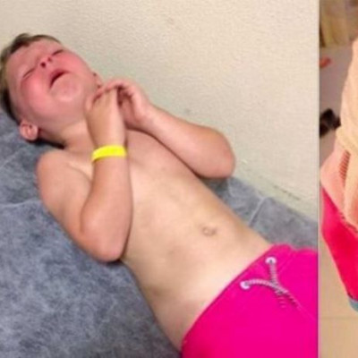 Ο 5χρονος άρχισε να κλαίει στην παραλία, όταν η μαμά του, του έβγαλε το μαγιό!