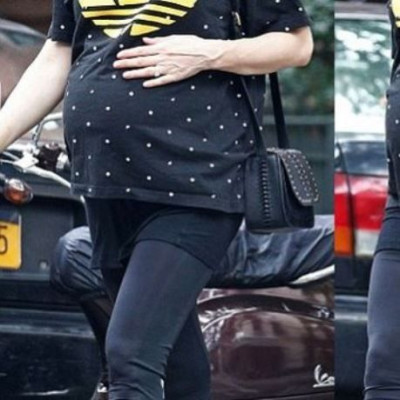 Η τελευταία εμφάνιση λίγο πριν τη γέννα