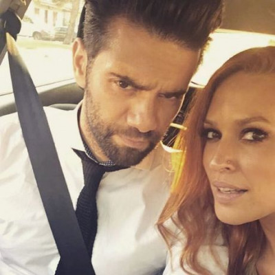 Η Σίσσυ Χρηστίδου και ο Θοδωρής Μαραντίνης σε μία αρκετά τρυφερή στιγμή