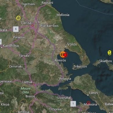 Σεισμός ταρακούνησε τα ξημερώματα το Βόλο