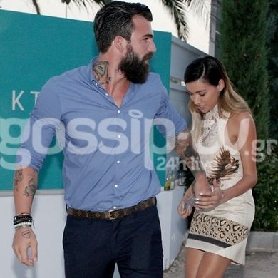 Δημήτρης Αλεξάνδρου-Όλγα Φαρμάκη: Πρώτη δημόσια εμφάνιση πιασμένοι χέρι-χέρι!