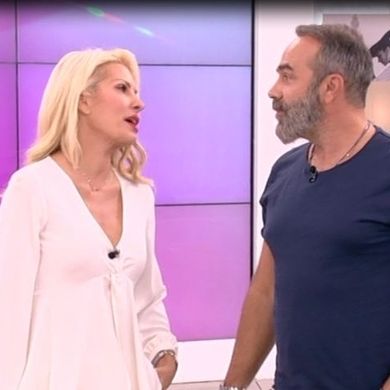 Ελένη Μενεγάκη: Έπαθε πλάκα με τον Μάκη, που εισέβαλε στο πλατό