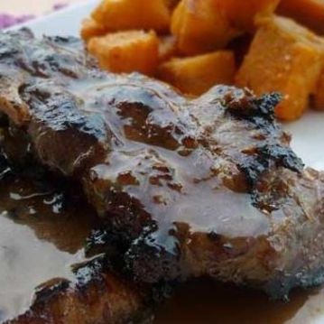 Μαριναρισμένες μπριζόλες με ξύδι μπαλσάμικο!