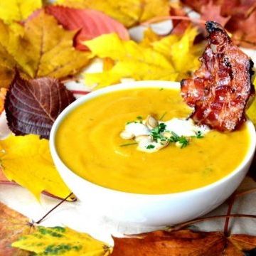 Βελουτέ κολοκυθόσουπα για το τραπέζι των Χριστουγέννων
