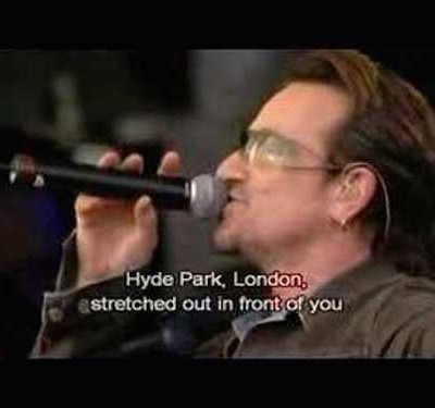 It's a Beautiful Day ~ U2  Live 8