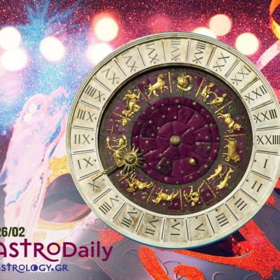 Ημερήσιες προβλέψεις για όλα τα Ζώδια, 26/2