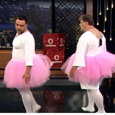 Θα κλαίτε από τα γέλια! Το απολαυστικό μπαλέτο του Αρναούτογλου με τον Σταρόβα!