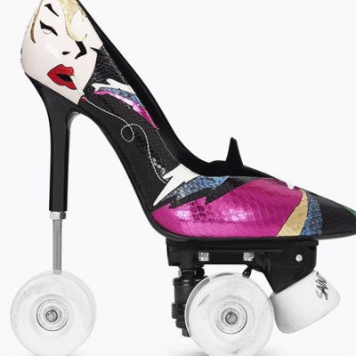 Tα παπούτσια της σεζόν είναι roller skates και stilettos... μαζί!