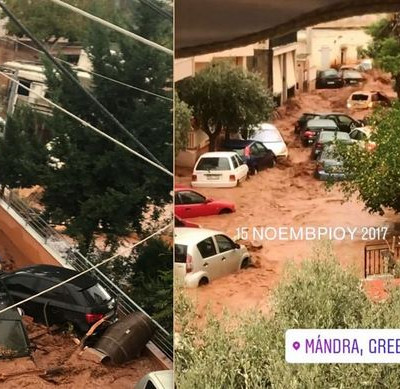 Σοκαρισμένη η παρουσιάστρια τραβάει βίντεο από το μπαλκόνι της: «Καταστράφηκε η γειτονιά μου»