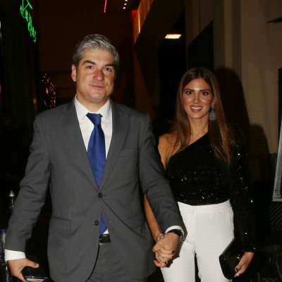 Η Σταματίνα Τσιμτσιλή σε βραδινή έξοδο με τον σύζυγό της