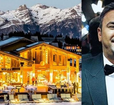 Η μοναδική εμφάνιση του Ρέμου σε πολυτελές σαλέ στις Γαλλικές Άλπεις και το πανάκριβο μενού (βίντεο)