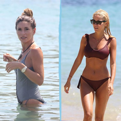 Δούκισσα Νομικού- Αθηνά Οικονομάκου: Οι στυλάτες τους εμφανίσεις στην παραλία