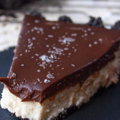 Τάρτα με Oreo, μασκαρπόνε και ganache σοκολάτας