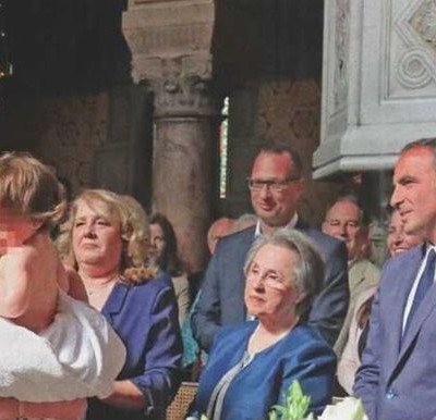 Νίκος Αλιάγας - Τίνα Γρηγορίου: Βάπτισαν τον γιο τους