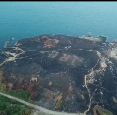 Ιρλανδία: Η φωτιά αποκάλυψε μήνυμα του Β’ Παγκοσμίου Πολέμου! (vid)