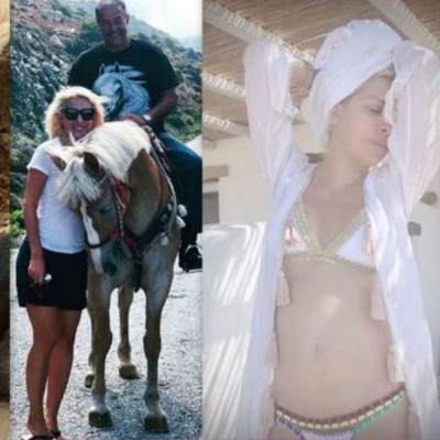 Ελένη Μενεγάκη:Οι καλοκαιρινές διακοπές της μέσα από τον φωτογραφικό φακό της