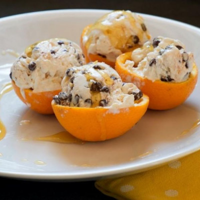 Συνταγή για παγωτό πορτοκάλι