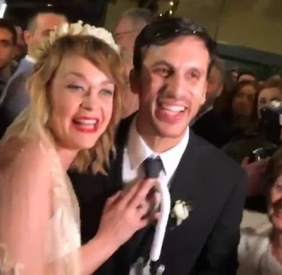 Παντρεύτηκε η Λένα Παπαληγούρα! - Οι πρώτες εικόνες του γάμου της