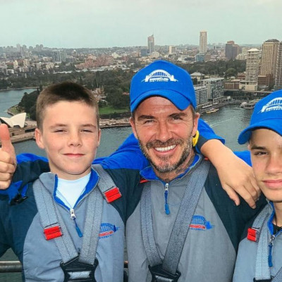 David Beckham: Δείτε τι έκανε με τους γιους του στην Αυστραλία (pics)