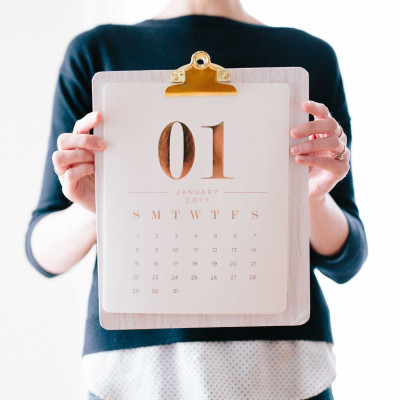Φτιάξε μόνη σου το πιο ωραίο ημερολόγιο για το 2019