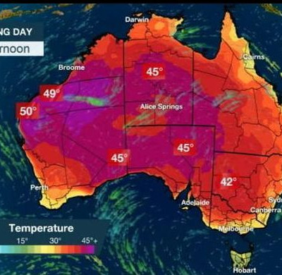 «Έλιωσαν» τα θερμόμετρα στην Αυστραλία: Ο υδράργυρος έδειξε 50 βαθμούς και ο καύσωνας συνεχίζεται