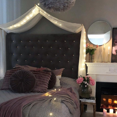 Αυτή είναι η πιο ωραία ιδέα για να διακοσμήσεις το υπνοδωμάτιο με φωτάκια