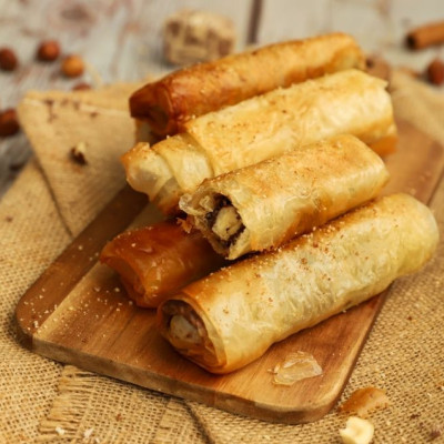 Πουράκια με χαλβά