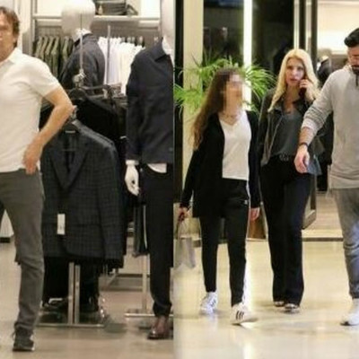 Ελένη Μενεγάκη: Με τη Λάουρα, τον Μάκη και τον αδερφό της, για ψώνια σε γνωστό εμπορικό κέντρο