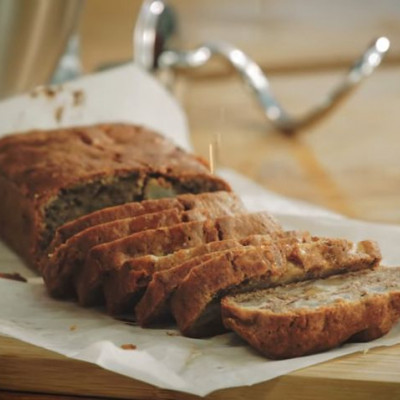 Κέικ με μπανάνα και αχλάδι