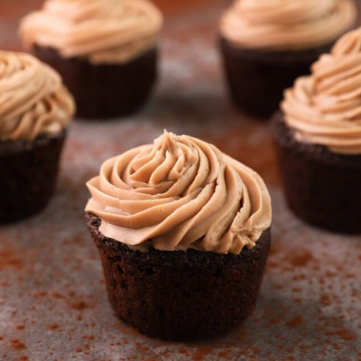 Cupcakes με σοκολάτα