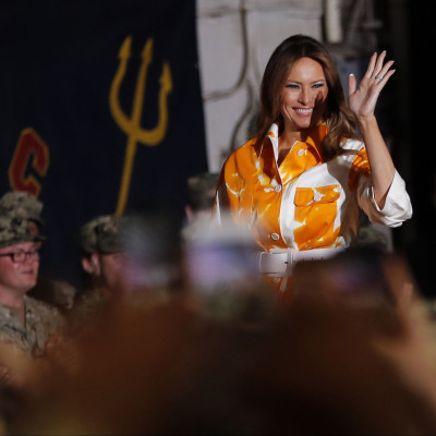 H Melania Trump μόλις έκανε μία από τις πιο κομψές εμφανίσεις της